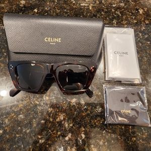 Celine CL 40187I 52A Cat Eye Polarized Sunglasses